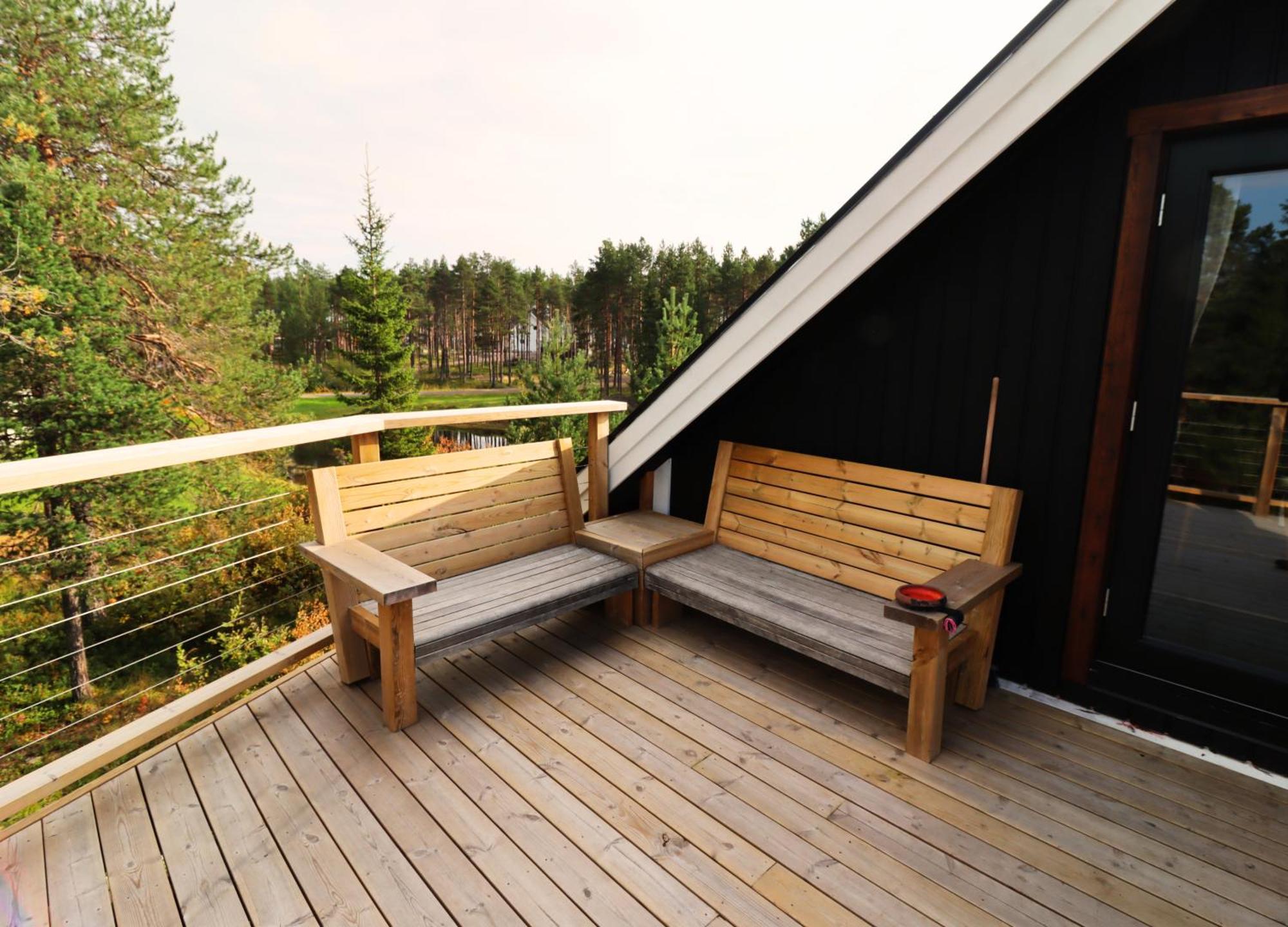Cozy Cabin Styled Loft Kiruna Exteriör bild